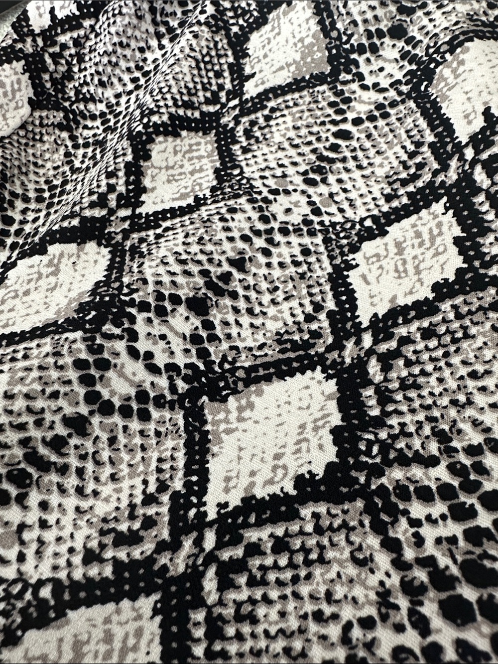 Veronica M Black & Tan Snake-Print Sleeveless Cropped Jumpsuit - Picture 6 of 6